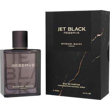 Michael Malul Jet Black Reserve EDP fragrance bottle