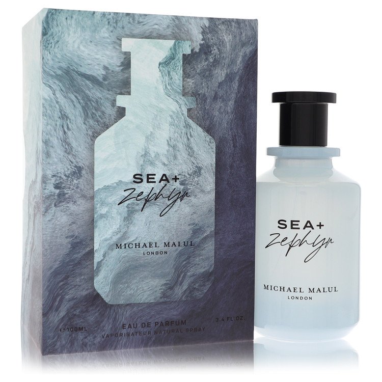 Michael Malul Sea + Zephyr EDP fragrance bottle