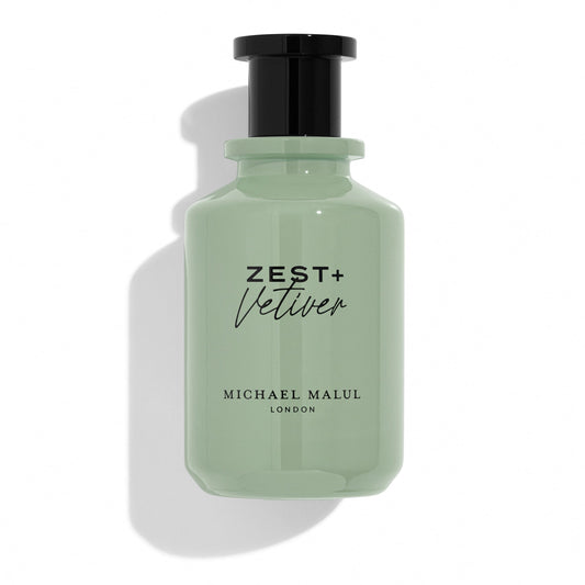 Michael Malul Zest + Vetiver EDP fragrance bottle