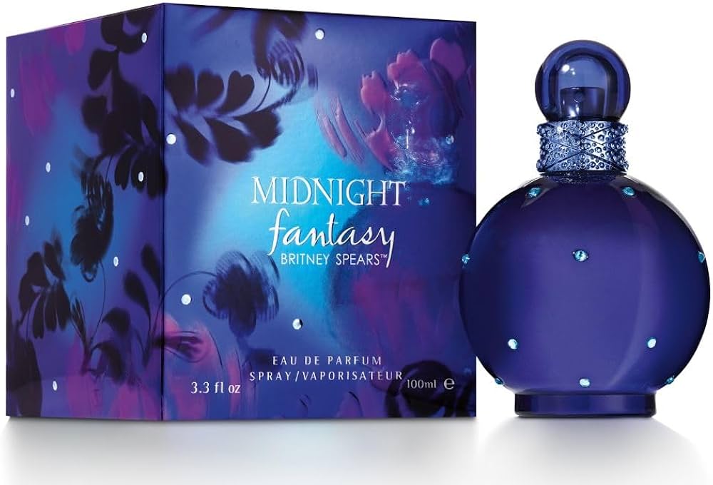 Midnight Fantasy Britney Spears EDP fragrance bottle