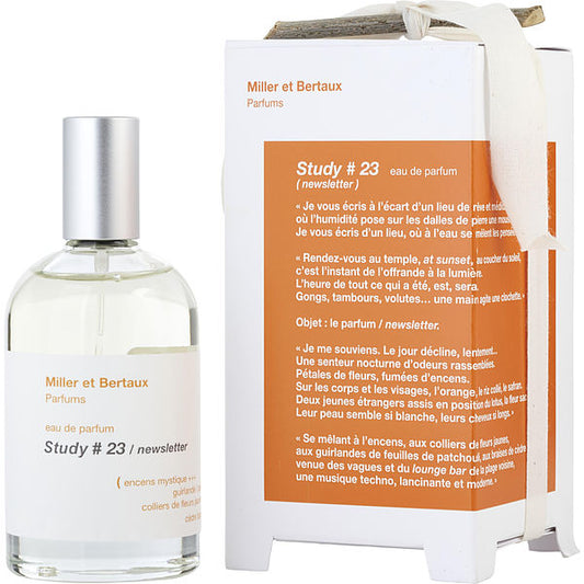 Miller Et Bertaux Study No. 23/newsletter EDP fragrance bottle