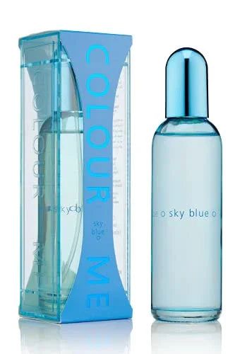 Milton Lloyd Colour Me Sky Blue EDP fragrance bottle