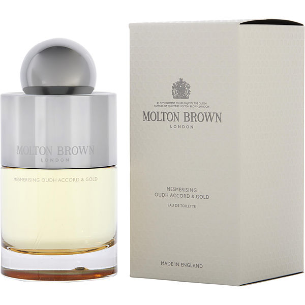 Molton Brown Mesmerising Oudh Accord & Gold EDT fragrance bottle