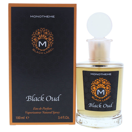 Monotheme Venezia Black Oud EDP fragrance bottle