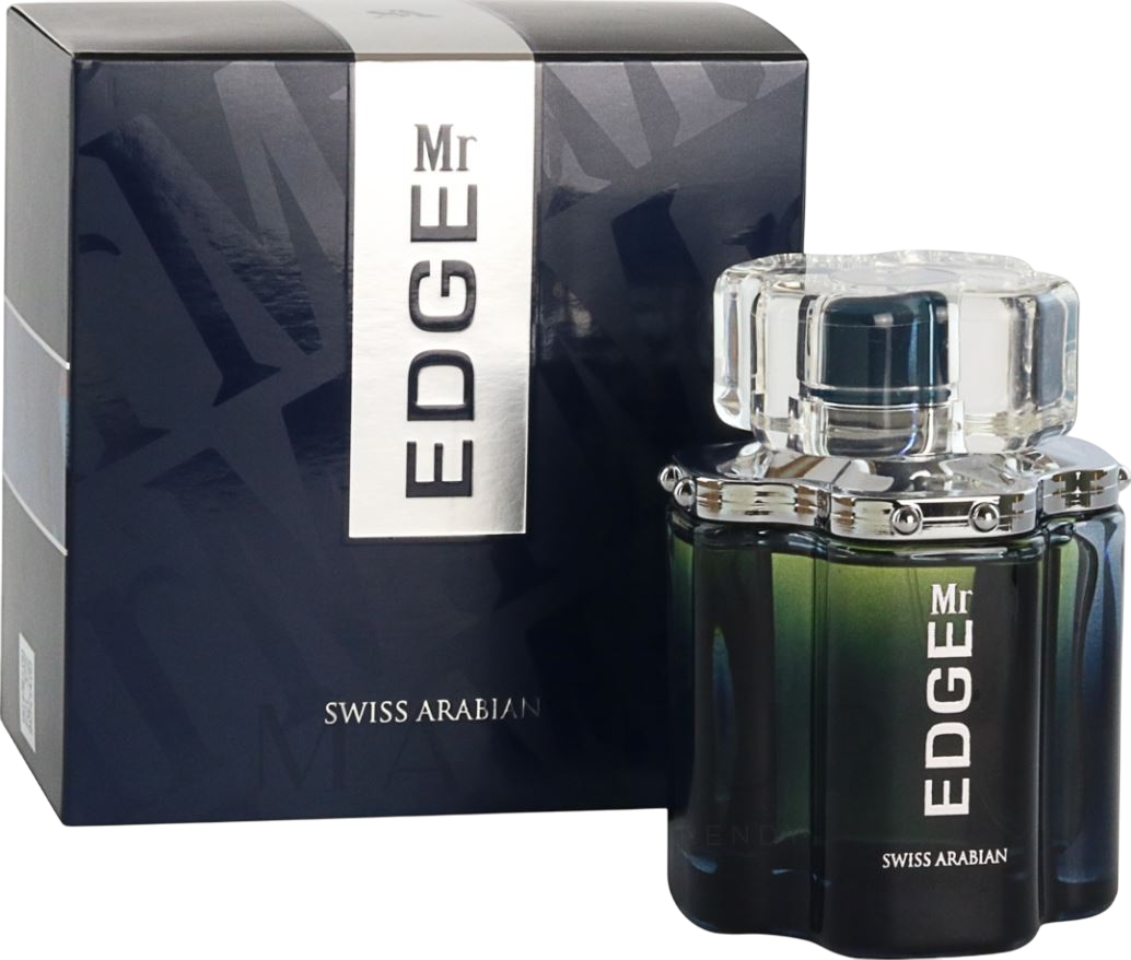 Mr Edge EDP fragrance bottle