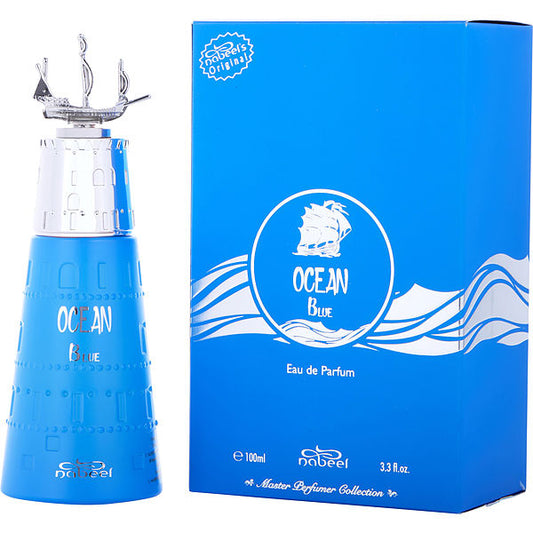 Nabeel Ocean Blue EDP fragrance bottle