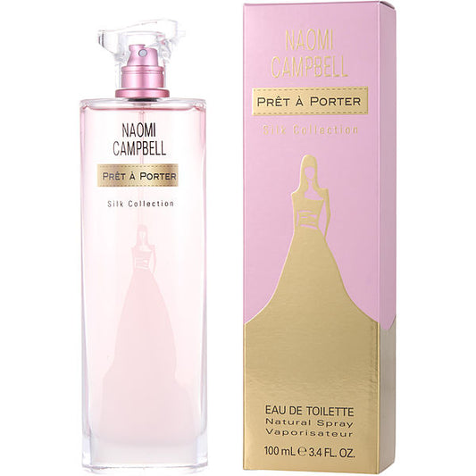 Naomi Campbell Pret A Porter Silk Collection EDT fragrance bottle