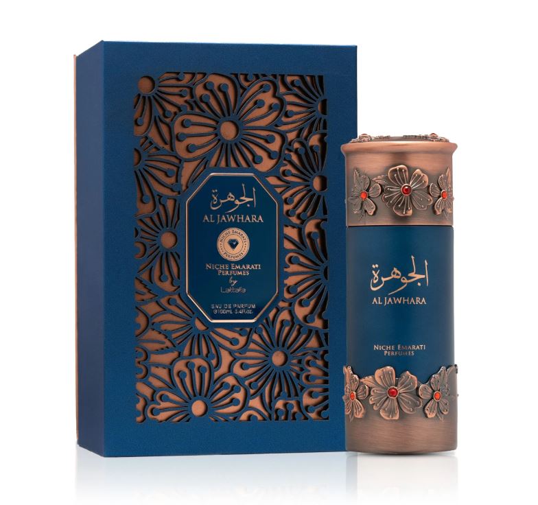 Niche Emarati Al Jawhara EDP fragrance bottle