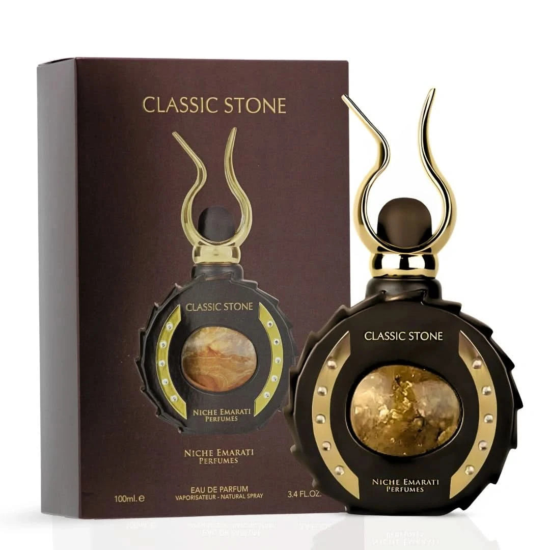 Niche Emarati Classic Stone EDP fragrance bottle
