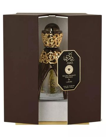 Niche Emarati Zikra EDP fragrance bottle