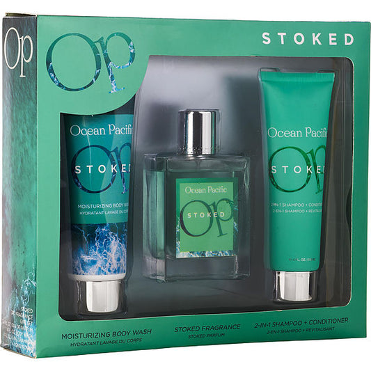 Op Stoked EDP fragrance bottle