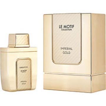 Orientica Le Motif Imperial Gold EDP fragrance bottle