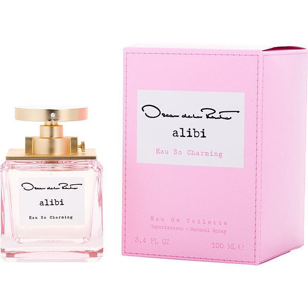 Oscar de La Renta Alibi Eau So Charming EDT fragrance bottle