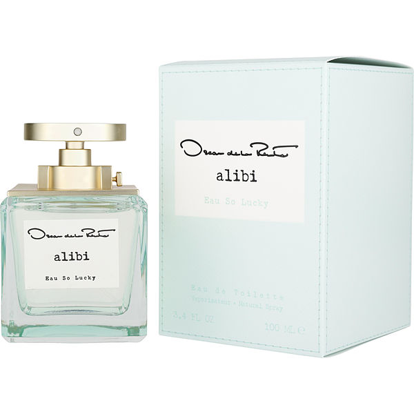 Oscar de La Renta Alibi Eau So Lucky EDT fragrance bottle