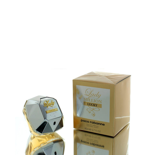 Paco Rabanne Lady Million Lucky EDP fragrance bottle