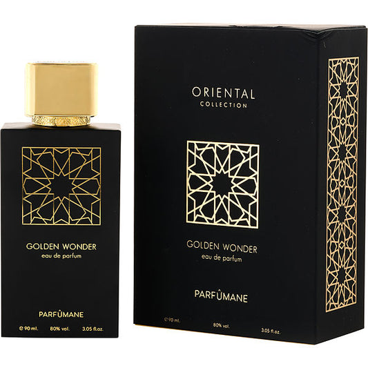 Parfumane Golden Wonder EDP fragrance bottle