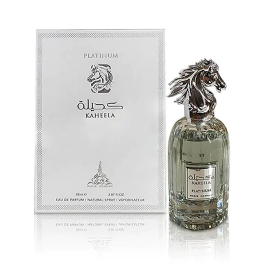 Paris Corner Kaheela Platinum EDP fragrance bottle