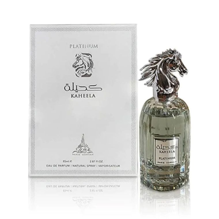 Paris Corner Kaheela Platinum EDP fragrance bottle
