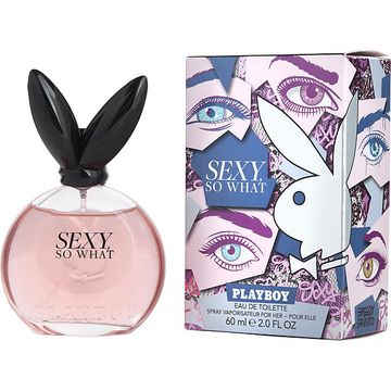 Playboy Sexy So What EDT fragrance bottle