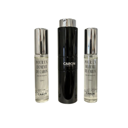 Pour Un Homme de Caron L'eau EDT fragrance bottle