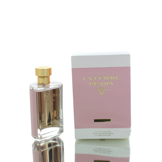 Prada La Femme L'eau EDT fragrance bottle