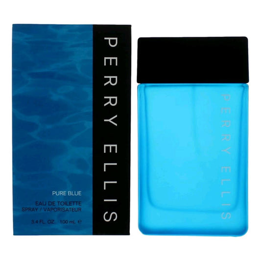 Pure Blue EDT fragrance bottle