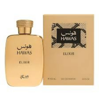 Rasasi Hawas Elixir EDP fragrance bottle