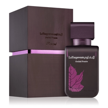Rasasi Layuqawam Orchid Prairie EDP fragrance bottle