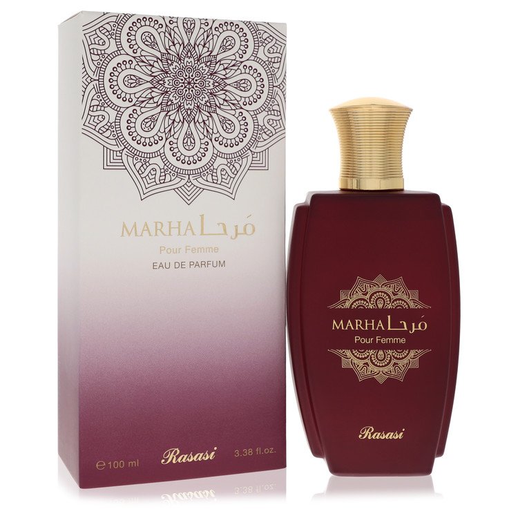 Rasasi Marha Pour Femme EDP fragrance bottle