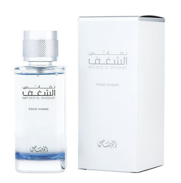 Rasasi Nafaeis Al Shaghaf EDP fragrance bottle