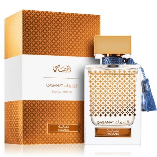Rasasi Qasamat Rasana EDP fragrance bottle