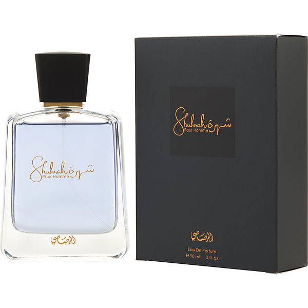 Rasasi Shuhrah Pour Homme EDP fragrance bottle