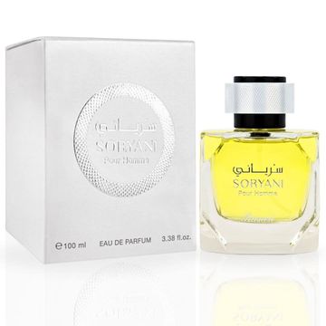 Rasasi Soryanni Pour Homme EDP fragrance bottle