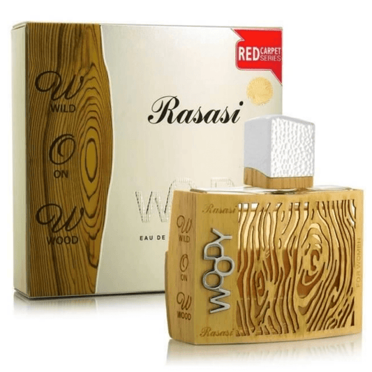 Rasasi Woody EDP fragrance bottle