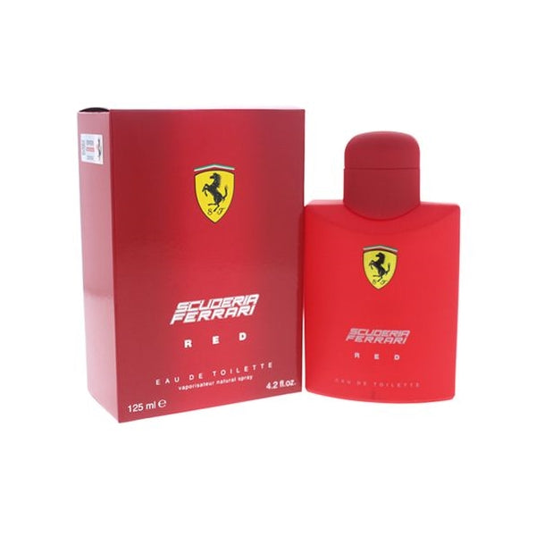 Red EDT fragrance bottle