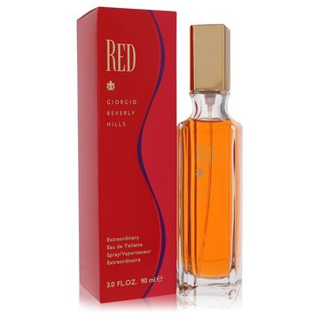 Red EDT fragrance bottle
