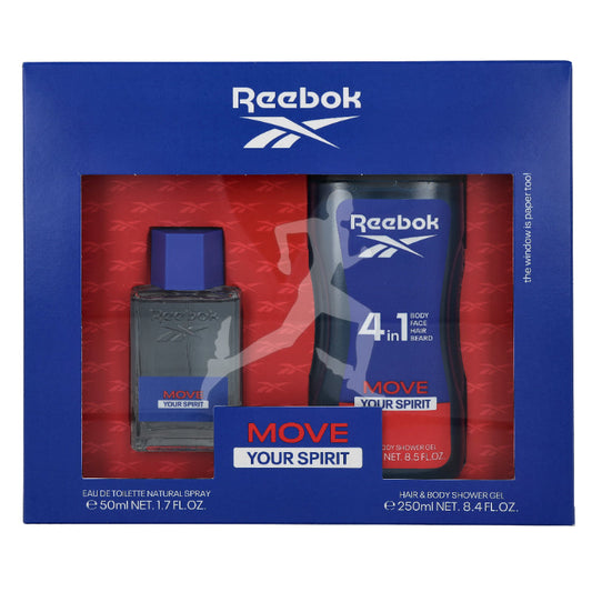 Reebok Move Your Spirit EDT fragrance bottle