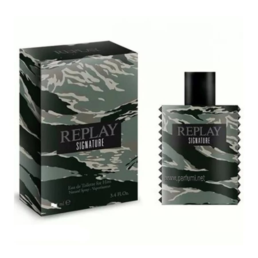 Replay Signature EDT fragrance bottle