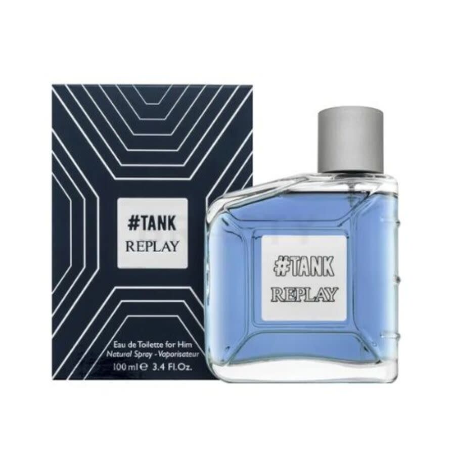Replay #tank EDT fragrance bottle