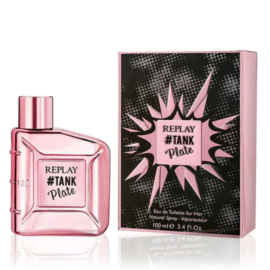 Replay #tank Plate EDT fragrance bottle