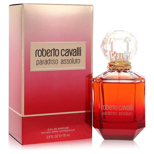 Roberto Cavalli Paradiso Assoluto EDP fragrance bottle