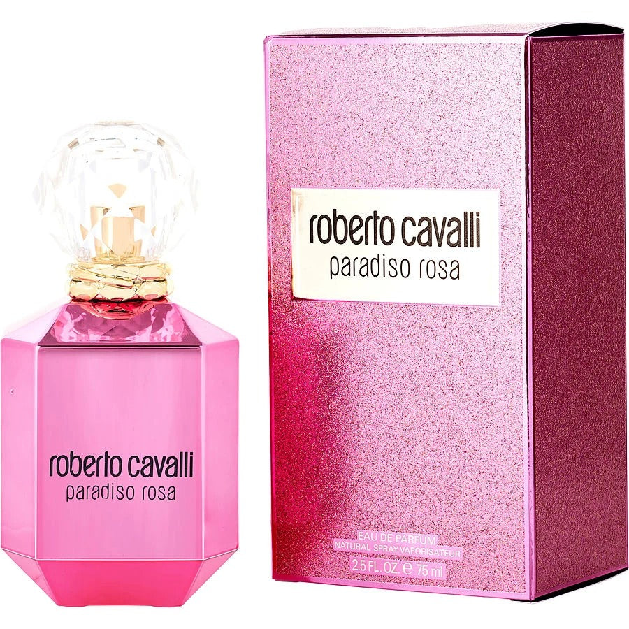 Roberto Cavalli Paradiso Rosa EDP fragrance bottle