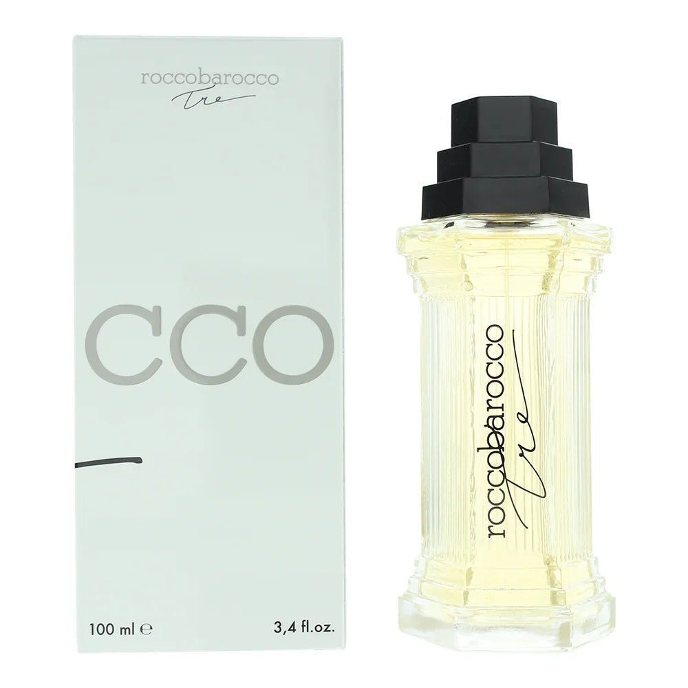 Rocco Barocco Tre EDP fragrance bottle