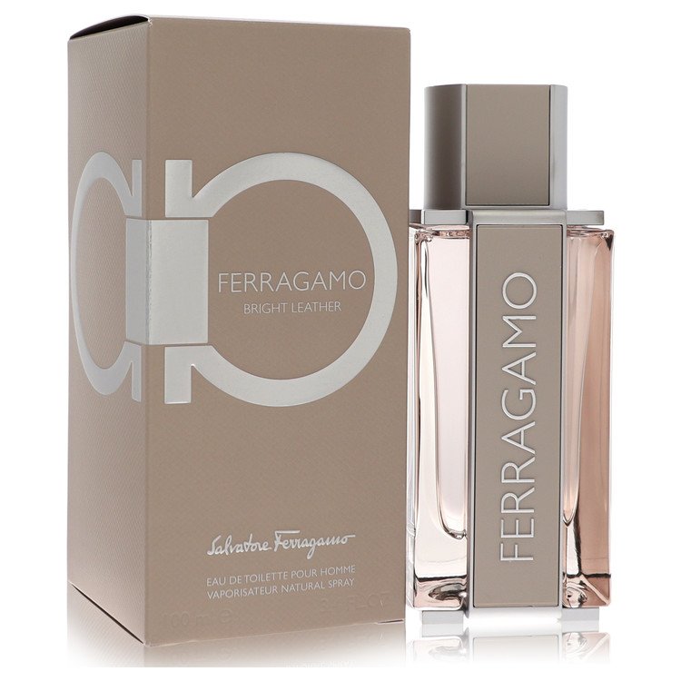 Salvatore Ferragamo Bright Leather EDT fragrance bottle