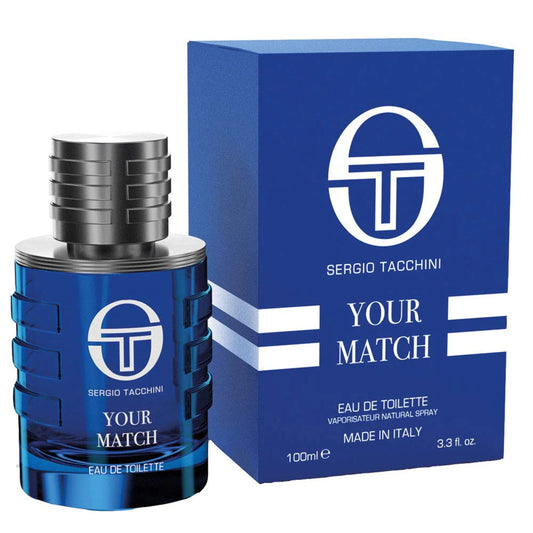 Sergio Tacchini Your Match EDT fragrance bottle