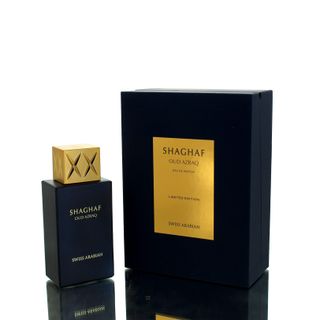Shaghaf Oud Azraq EDP fragrance bottle