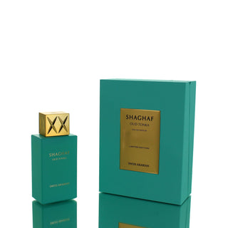 Shaghaf Oud Tonka EDP fragrance bottle