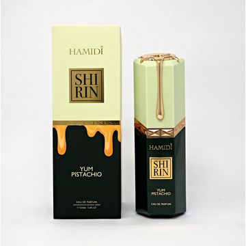 Shirin Yum Pistachio EDP fragrance bottle