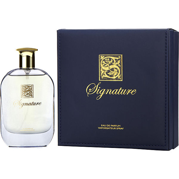 Signature Blue EDP fragrance bottle