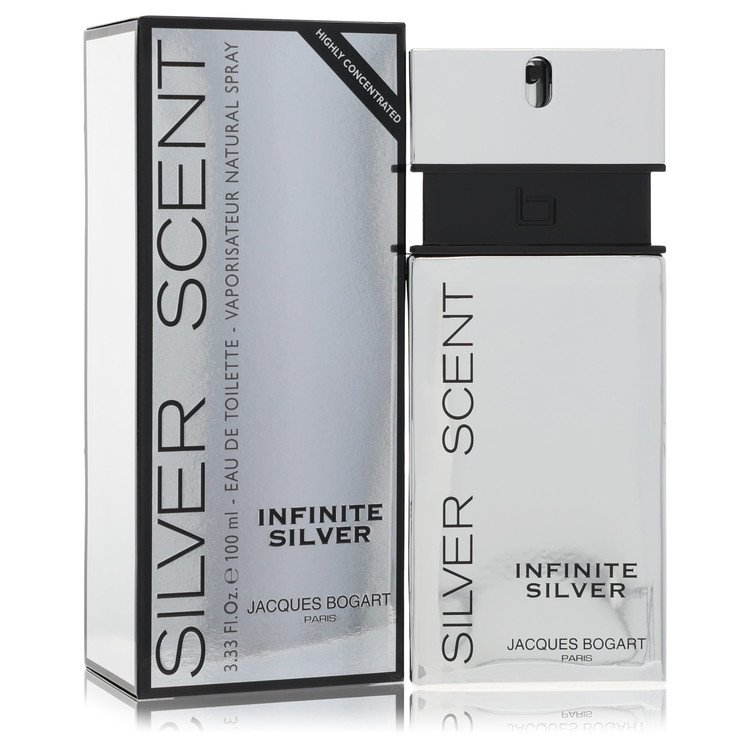 Silver Scent Infinite Silver EDT fragrance bottle